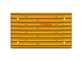 Hyton Jaw Plate لأجزاء كسارة الفك Metso Nordberg C110